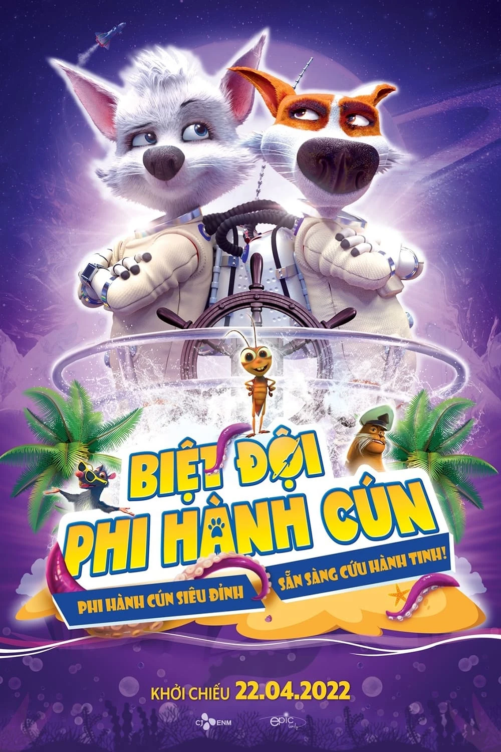 Phim Biệt Đội Phi Hành Cún - Space Dogs: Tropical Adventure (2020)