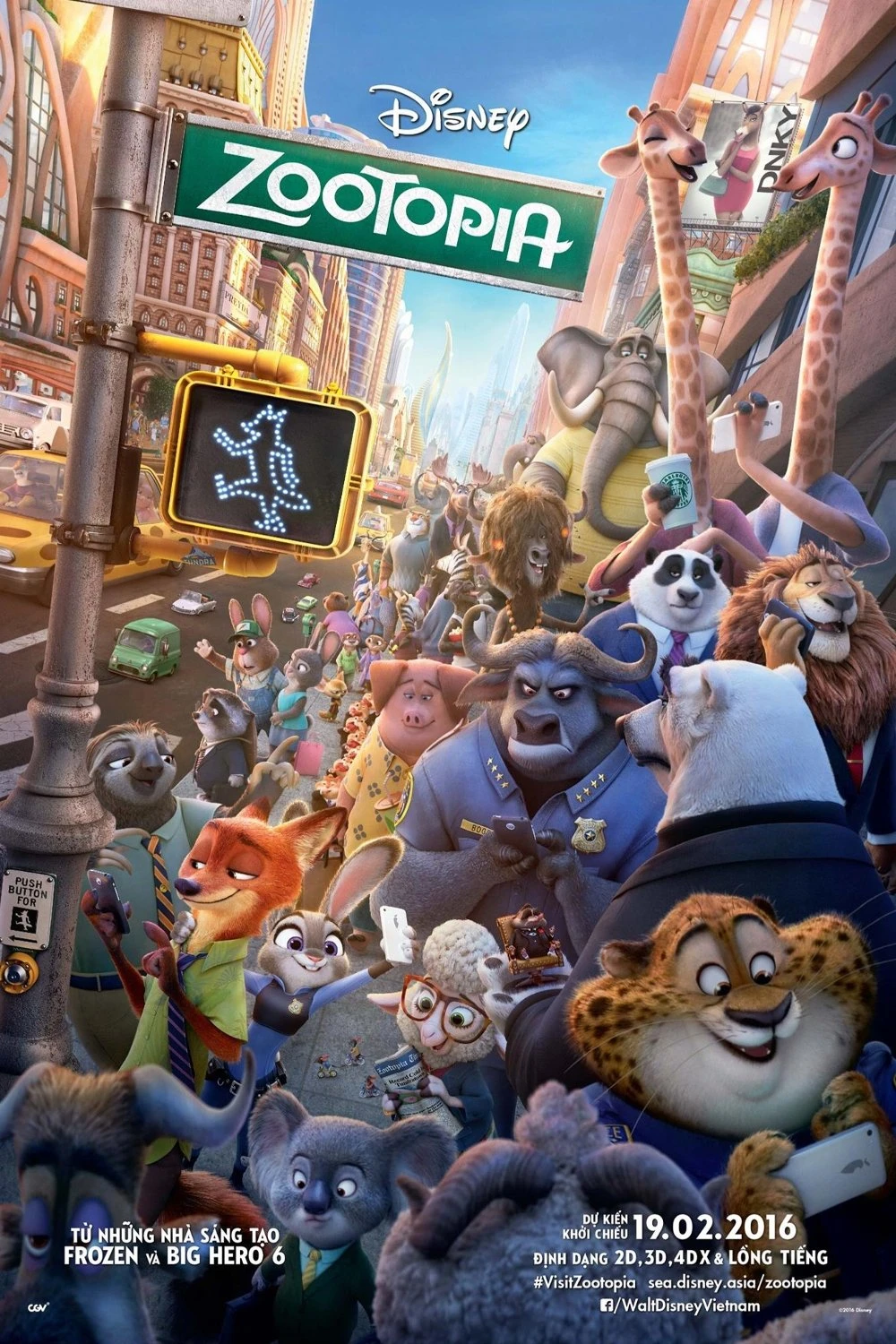 Phim Thành Phố Động Vật: Phi Vụ Động Trời - Zootopia (2016)